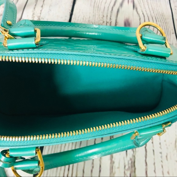 SOLD Louis Vuitton Alma BB Monogram Vernis Bleu - Picture 5 of 16